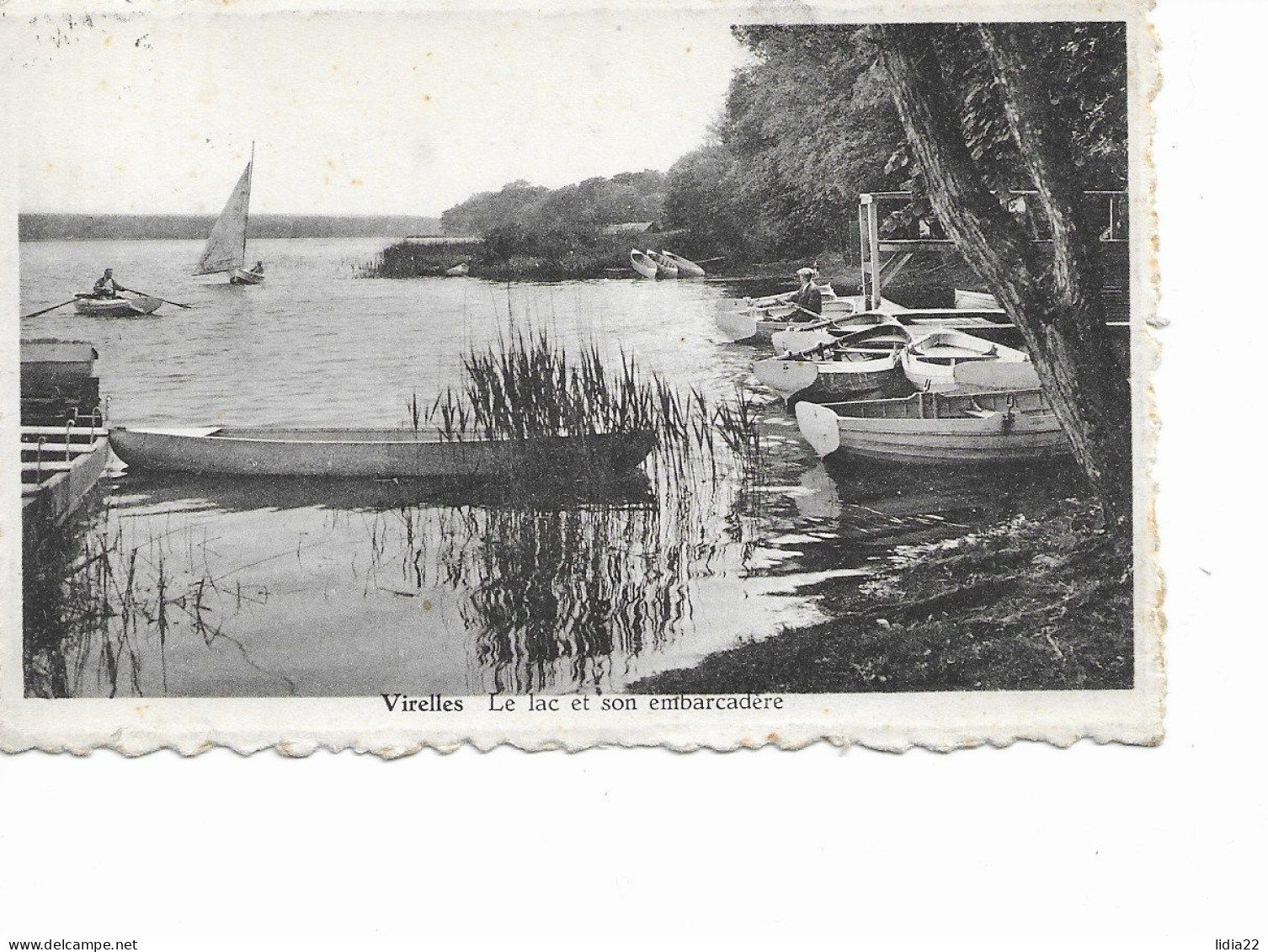 Virelles(Chimay) Le Lac Et Son Embarcadere - Celles