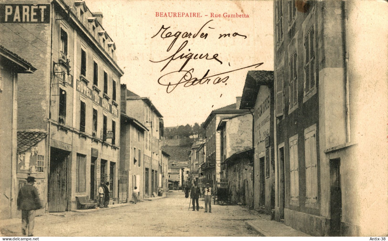 N81 - 38 - BEAUREPAIRE - Isère - Rue Gambetta - Beaurepaire