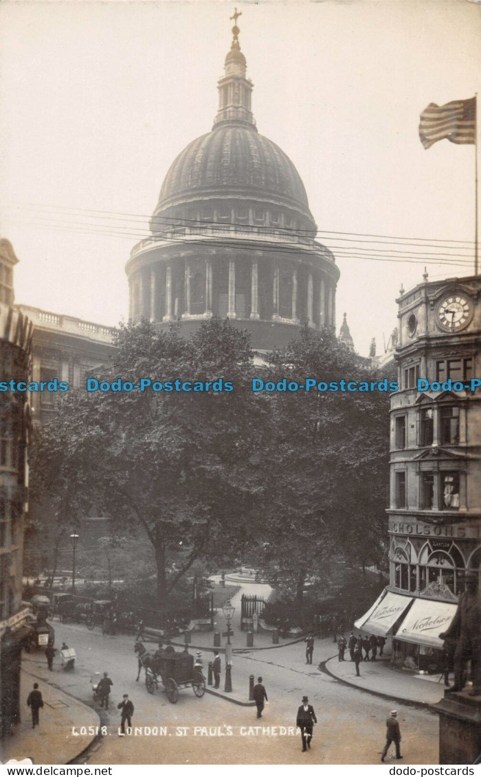 R096674 London. St. Pauls Cathedral. Photochrom. RP - Autres & Non Classés