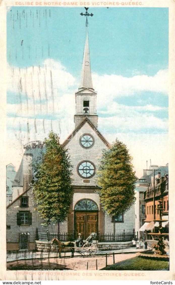 73782287 Quebec Canada Eglise De Notre Dame Des Victoires  - Non Classés