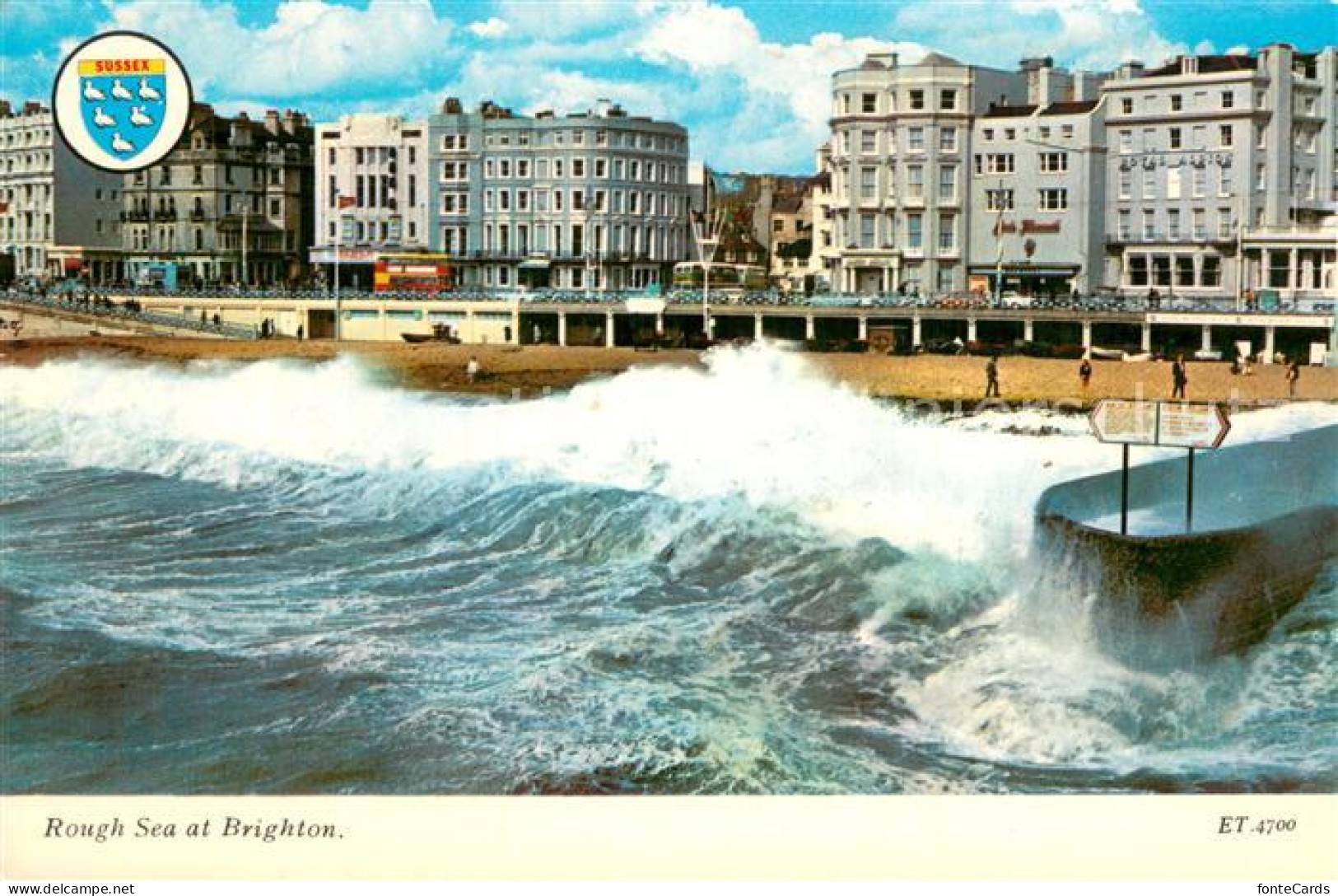 73782218 Brighton  East Sussex UK Rough Sea At Brighton  - Andere & Zonder Classificatie