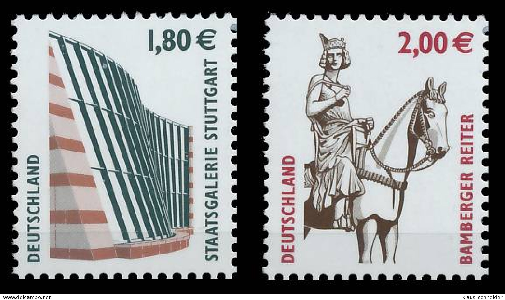BRD BUND DS SEHENSWÜRDIGKEITEN Nr 2313-2314 Postfrisch S3E7DC2 - Unused Stamps