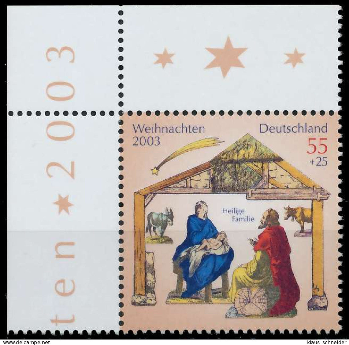 BRD BUND 2003 Nr 2370 Postfrisch ECKE-OLI X774D66 - Unused Stamps