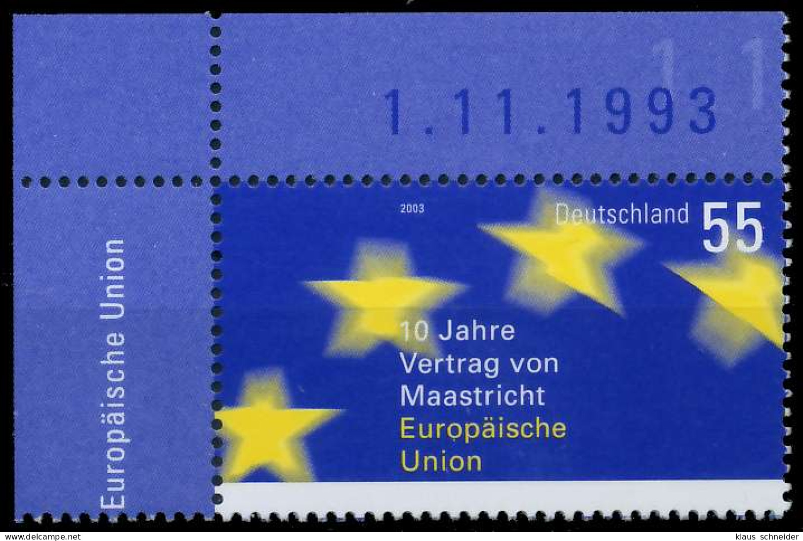 BRD BUND 2003 Nr 2373 Postfrisch ECKE-OLI X774D6E - Unused Stamps