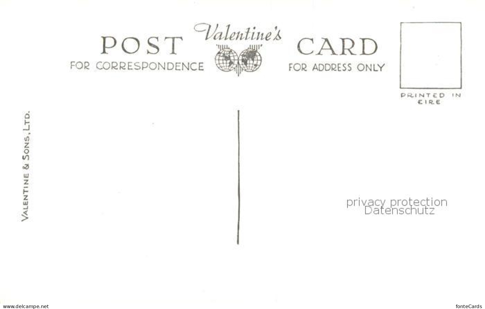 73782149 Dublin  Ireland UK O Connell Street And Bridge Valentines Post Card  - Autres & Non Classés