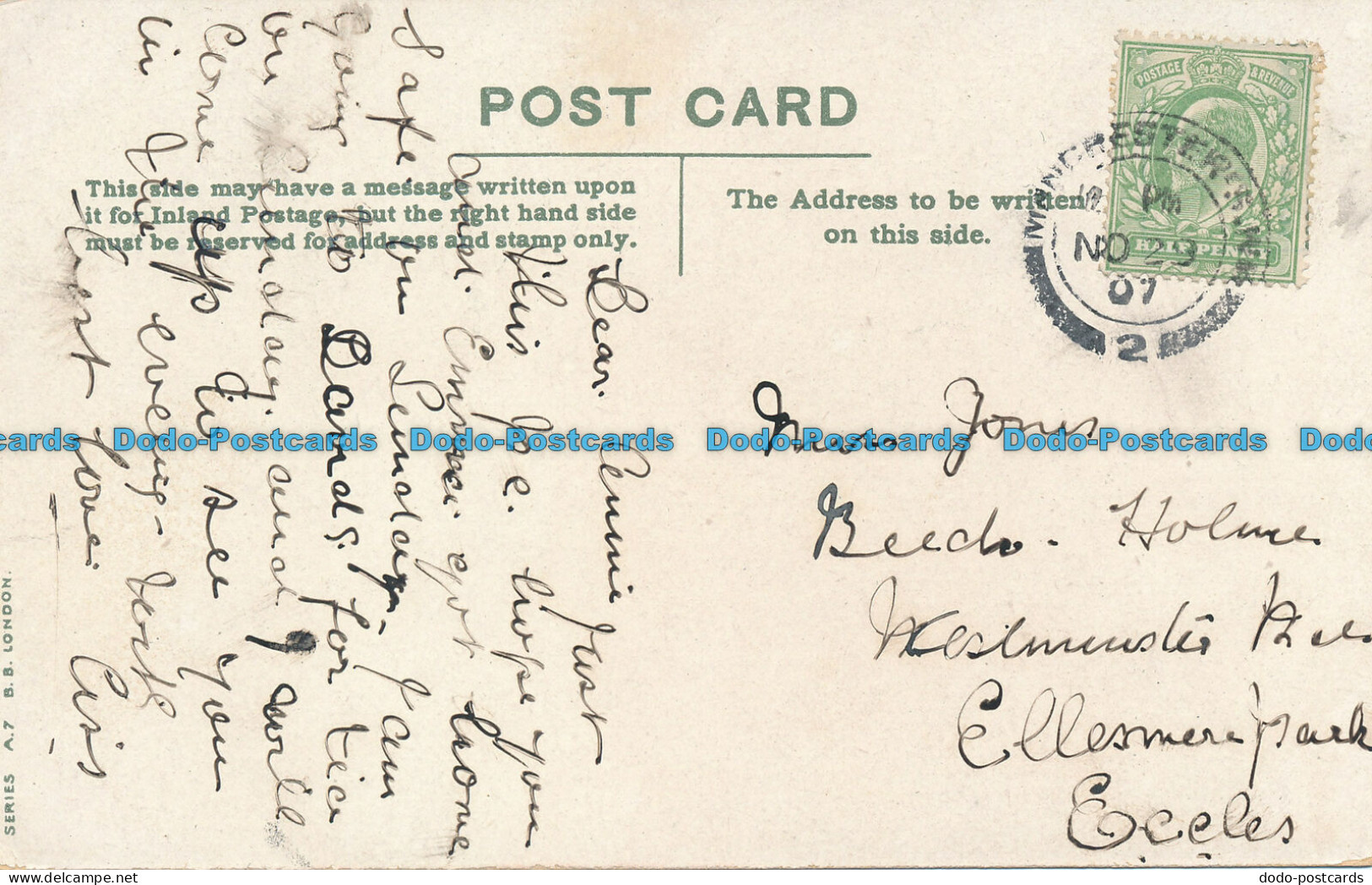 R097309 In The Trossachs Glen. B. B. London. 1907 - Other & Unclassified