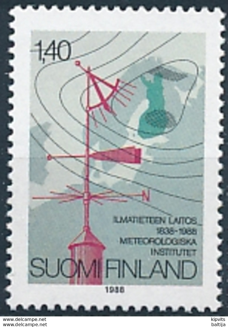 Mi 1047 MNH (**) Meteorology / Finnish Meteorological Institute 150th Anniversary - Ungebraucht