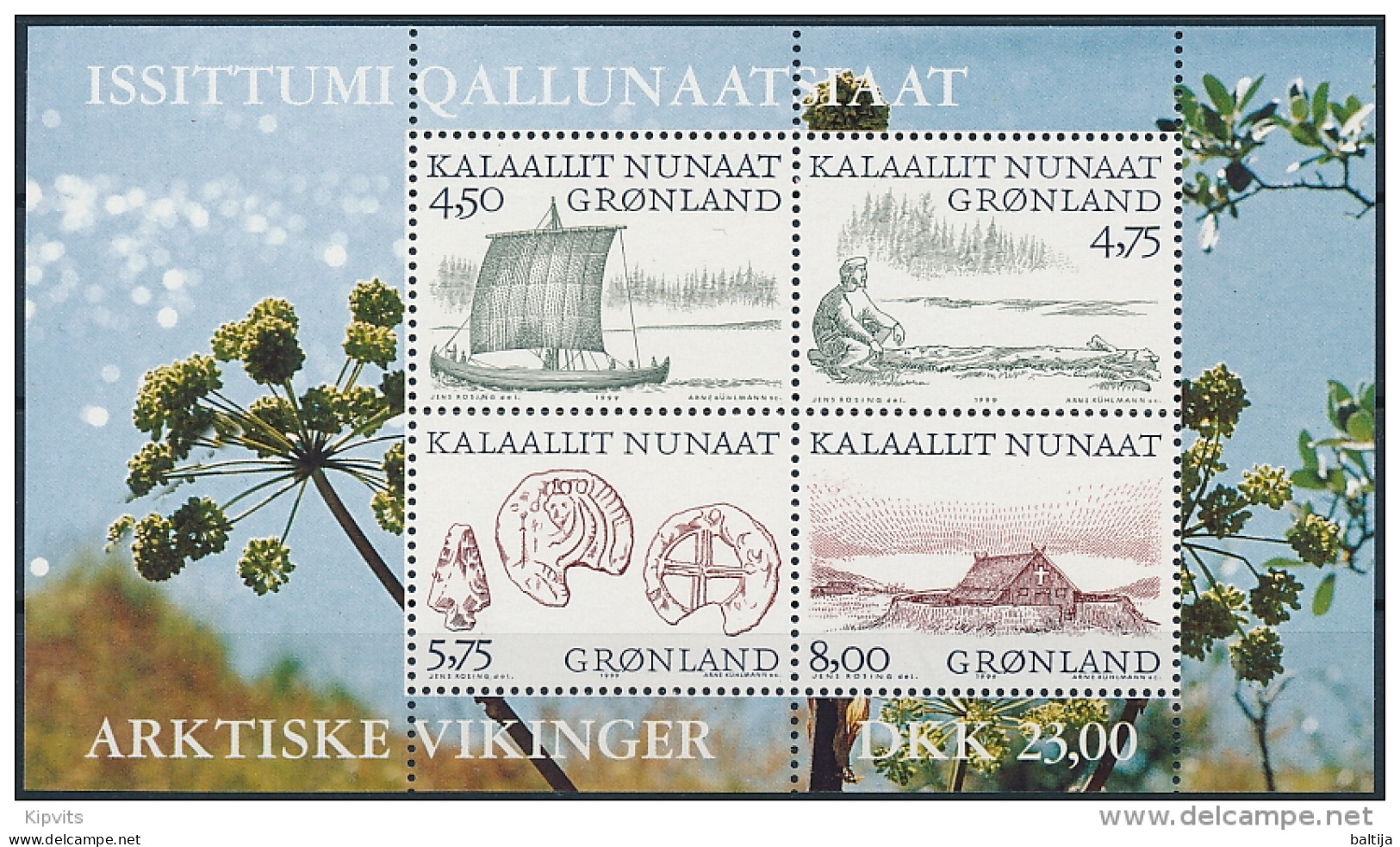 Mi Block 17 ** MNH Arctic Vikings Explorers And Settlers - Ongebruikt