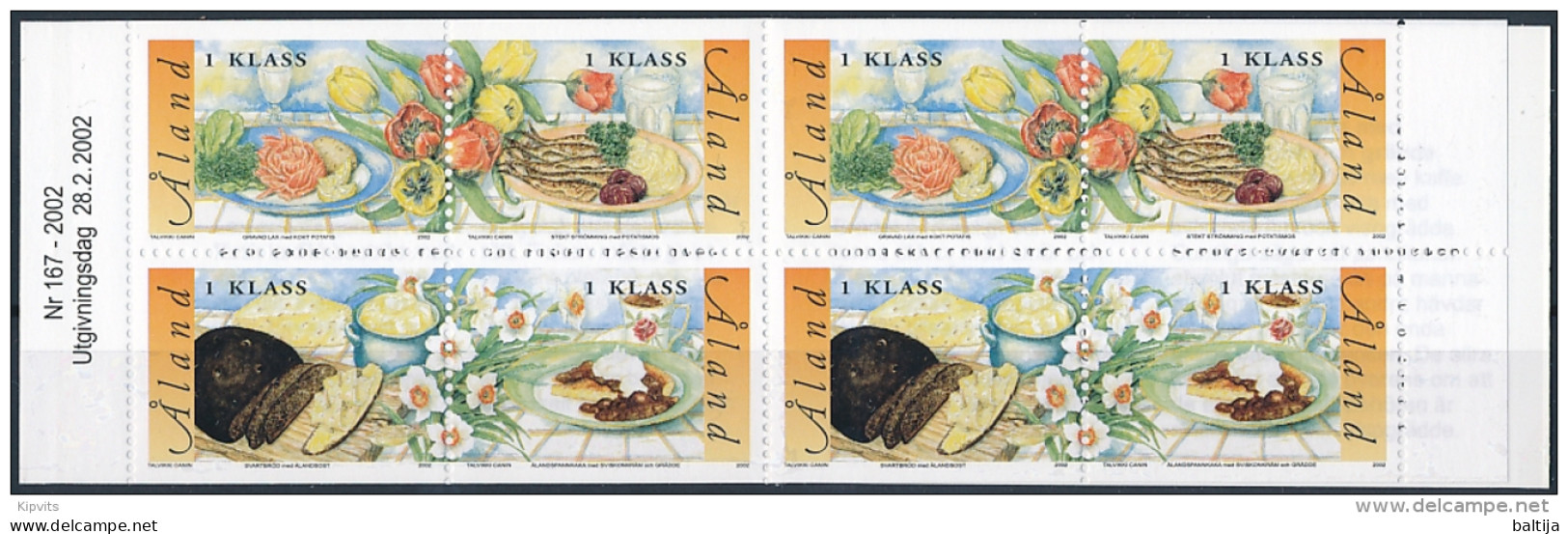 Mi MH 10 Booklet  ** MNH Alandian Cuisine Food - Ålandinseln