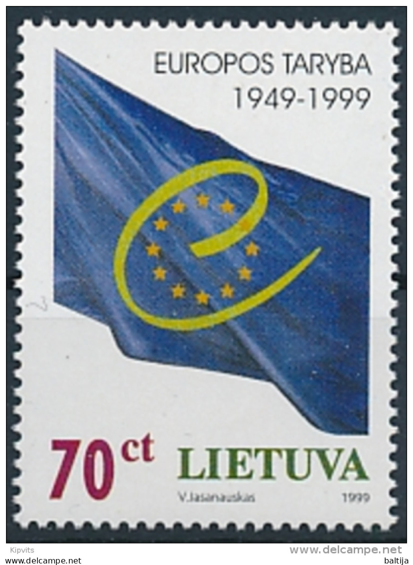 Mi 695 ** MNH Council Of Europe Conseil De L'Europe 50th Anniversary - Lituanie