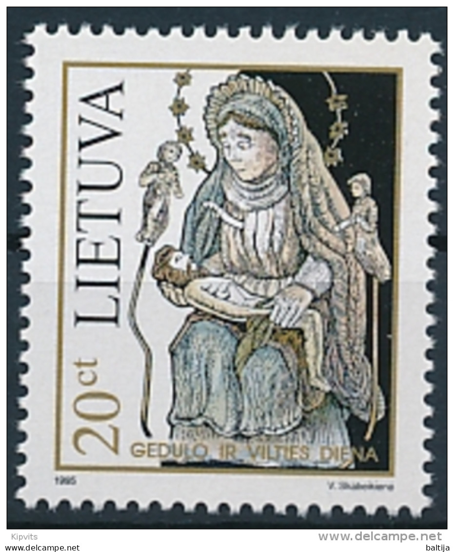 Mi 587 ** MNH Mourning And Hope Day Virgin Mary Jesus - Lithuania