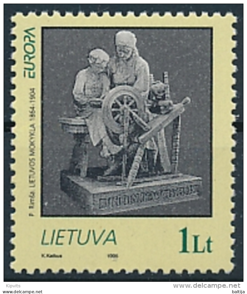 Mi 580 ** MNH CEPT Europa Peace And Freedom Sculpture Art Petras Rim&scaron;a - Litauen