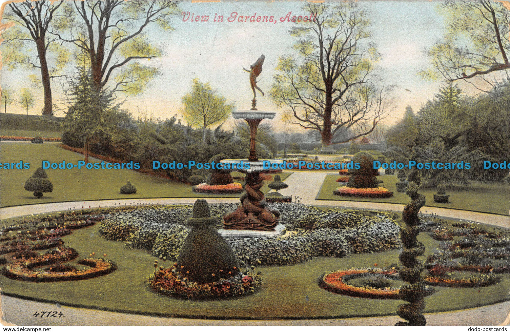 R096480 View In Gardens. Ascott. Valentine. 1907 - World