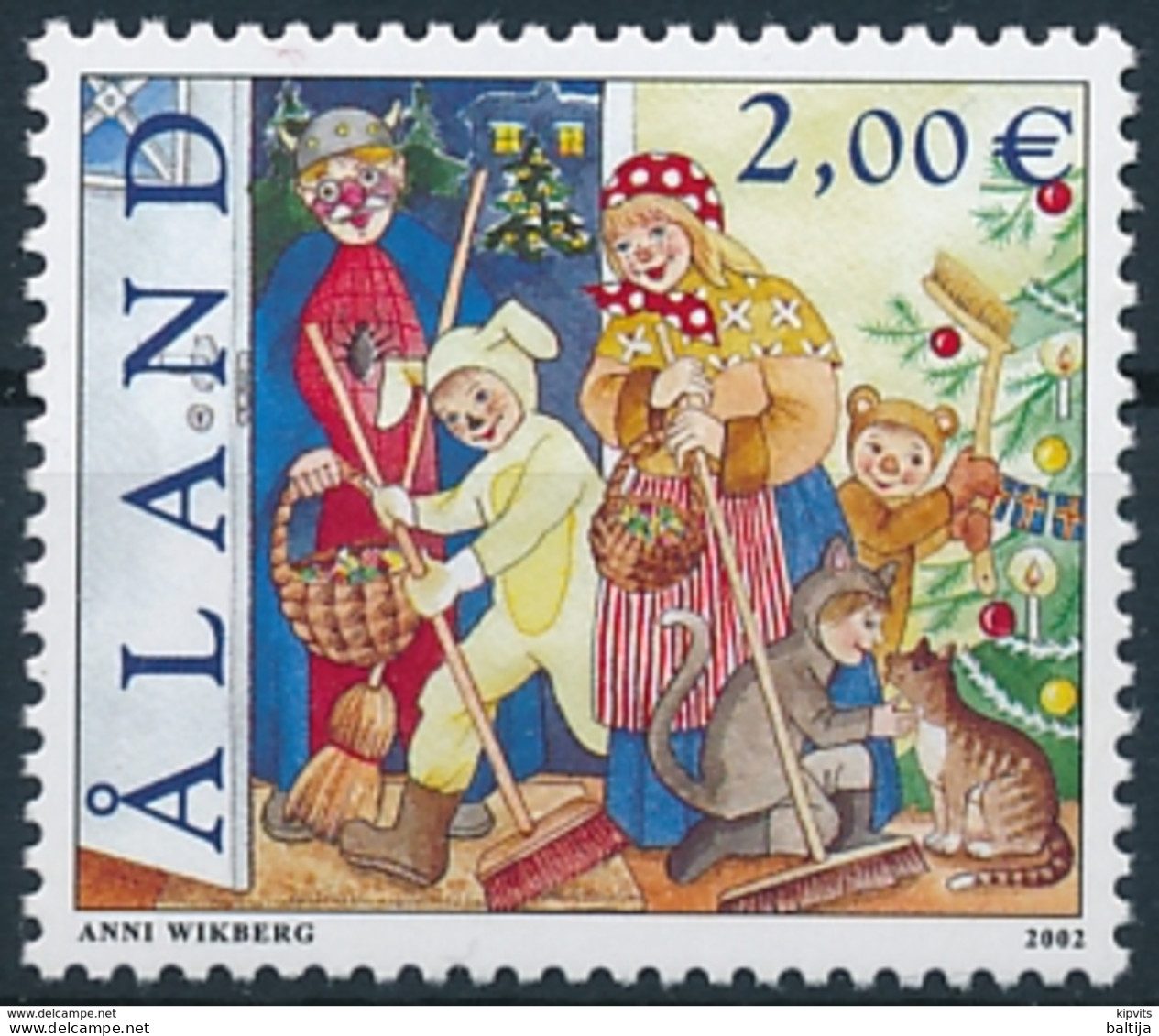 Mi 201 ** MNH Saint Knut's Day Last Day Of Christmas Epiphany Christianity Holiday - Ålandinseln