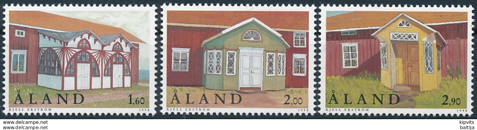 Mi 145-47 ** MNH Architecture Various Porch Porches Veranda - Aland