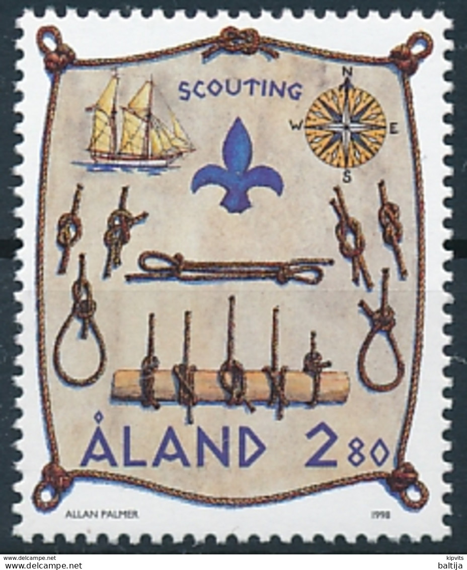 Mi 144 ** MNH Scouting Scout Pfadfinder - Aland