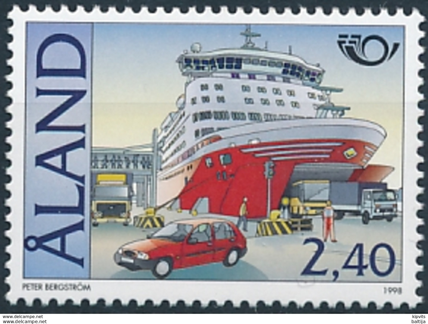 Mi 142 ** MNH NORDEN Maritime Transport Ferry Roll-on/roll-off Ro-ro Ship Isabella Viking Line - Ålandinseln