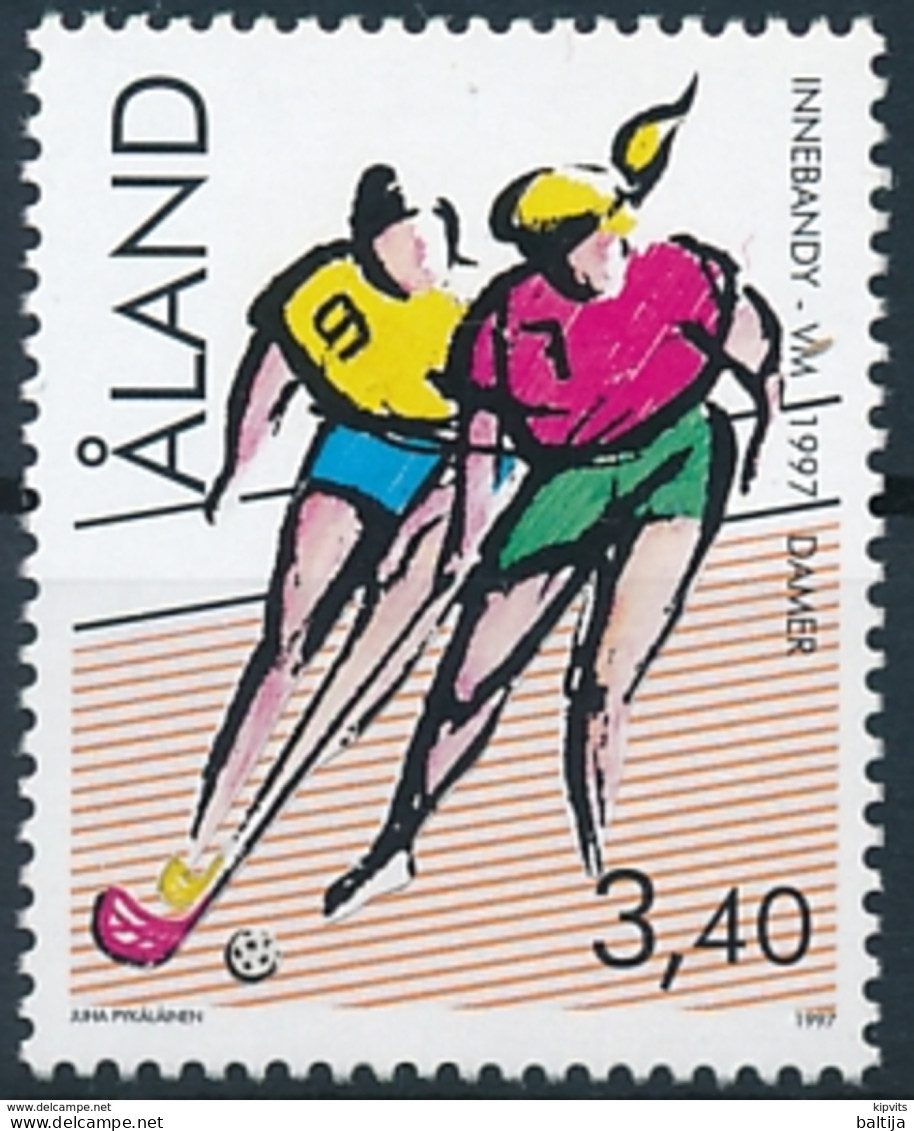 Mi 127 ** MNH Floorball Bandy Unihockey Women's World Championships 1997 - Ålandinseln