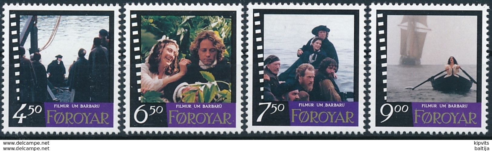 Mi 322-25 ** MNH Movie Film Cinema Nils Malmros Barbara - Féroé (Iles)