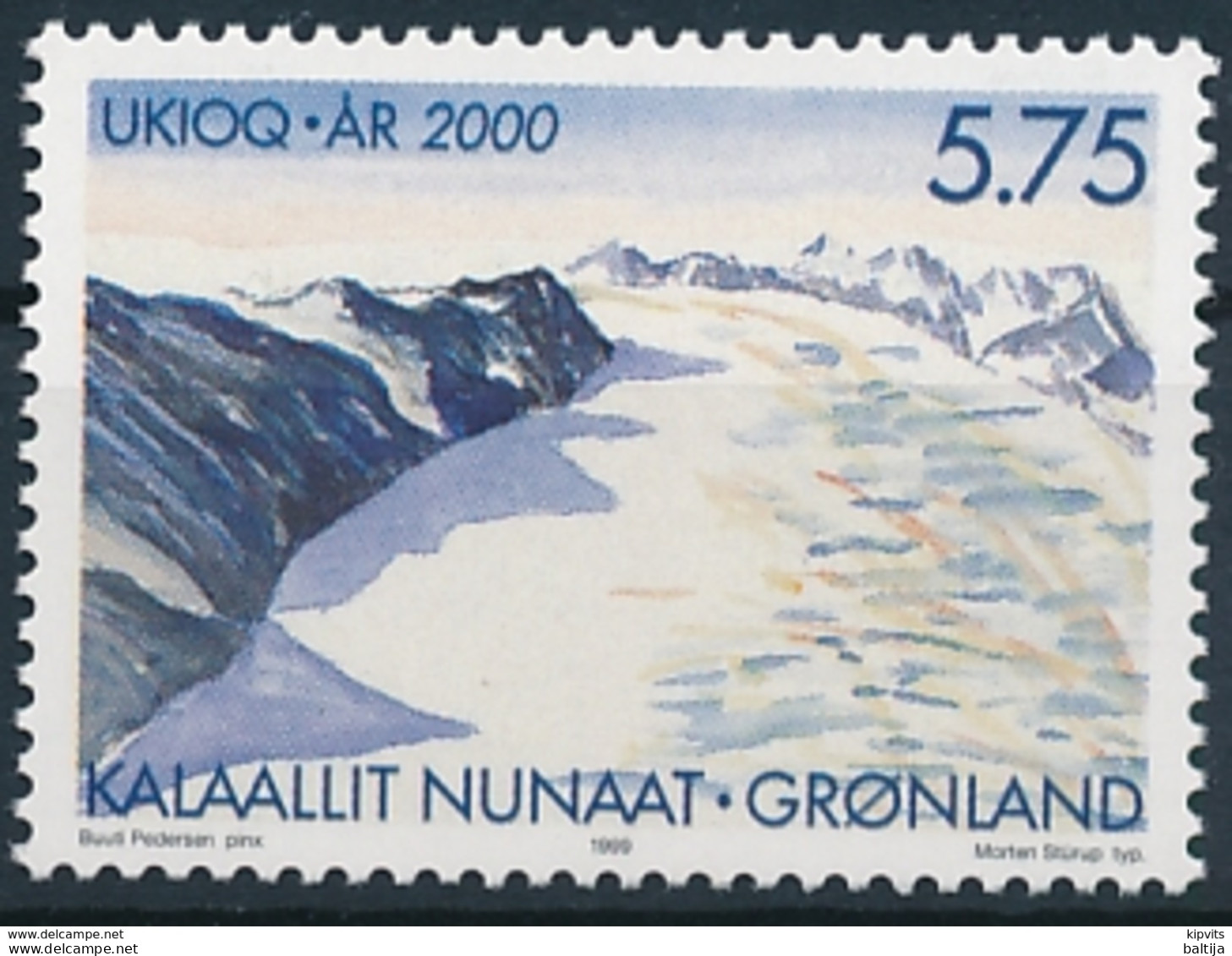 Mi 343 ** MNH Millennium Ice Sheet Gletscher Eisschild Inlandeis - Neufs