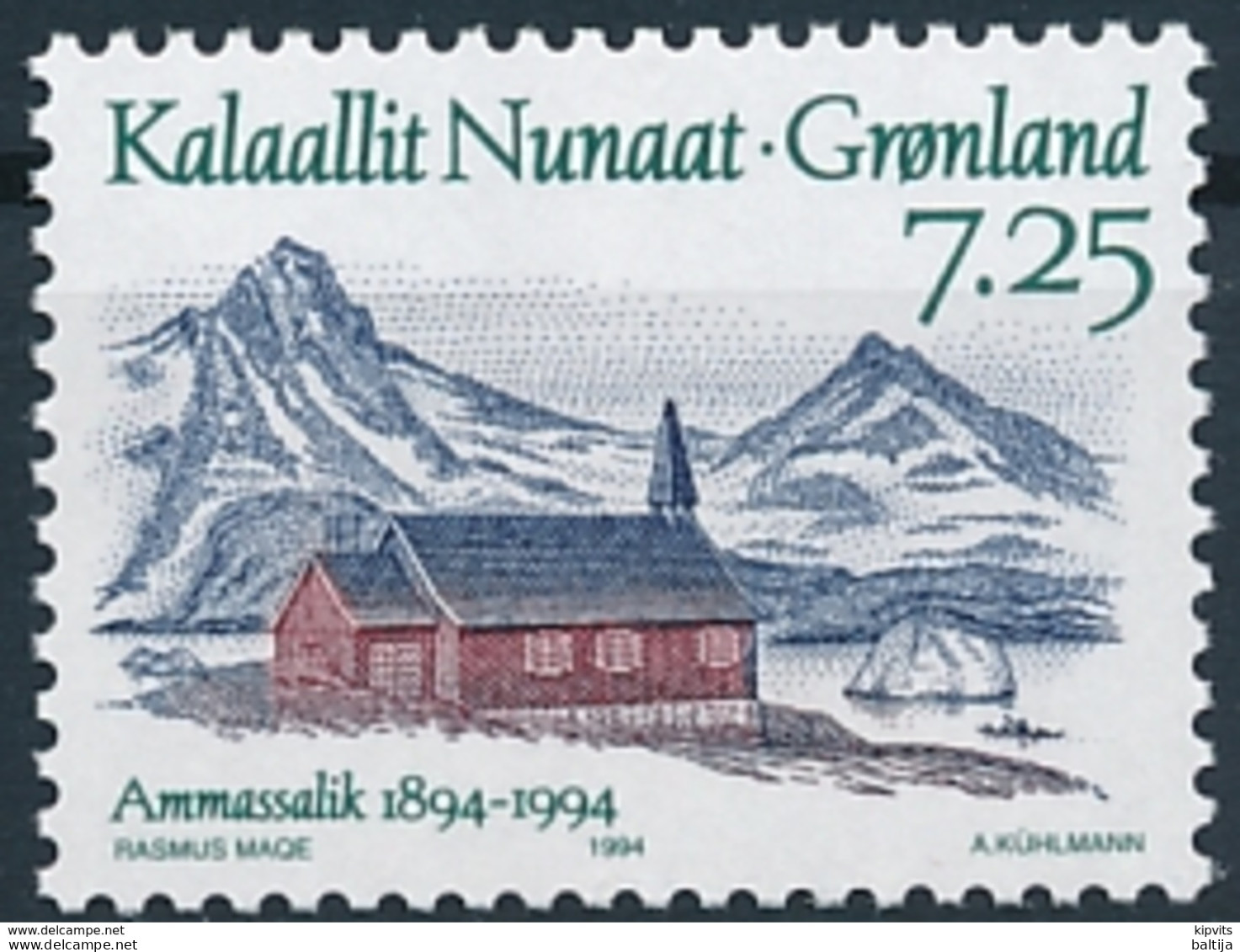 Mi 245 ** MNH Ammassalik Centennial Church - Nuevos