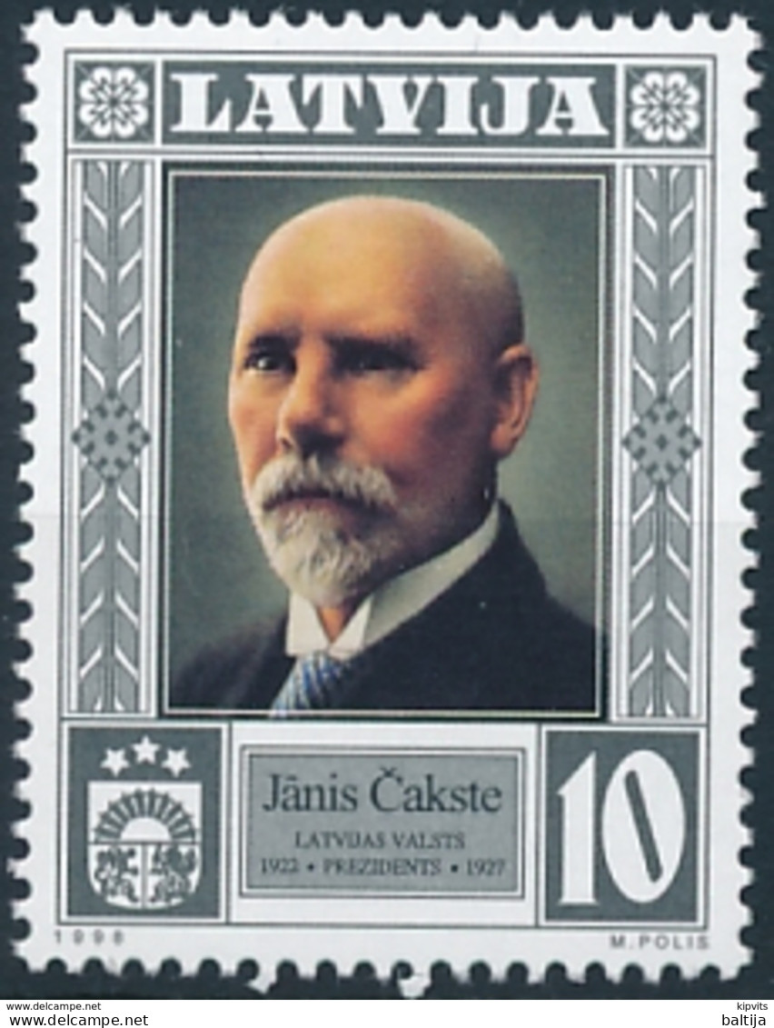 Mi 489 ** MNH 1st President Jānis Čakste - Latvia Lettonie Lettland Letonia Letland - Lettonie