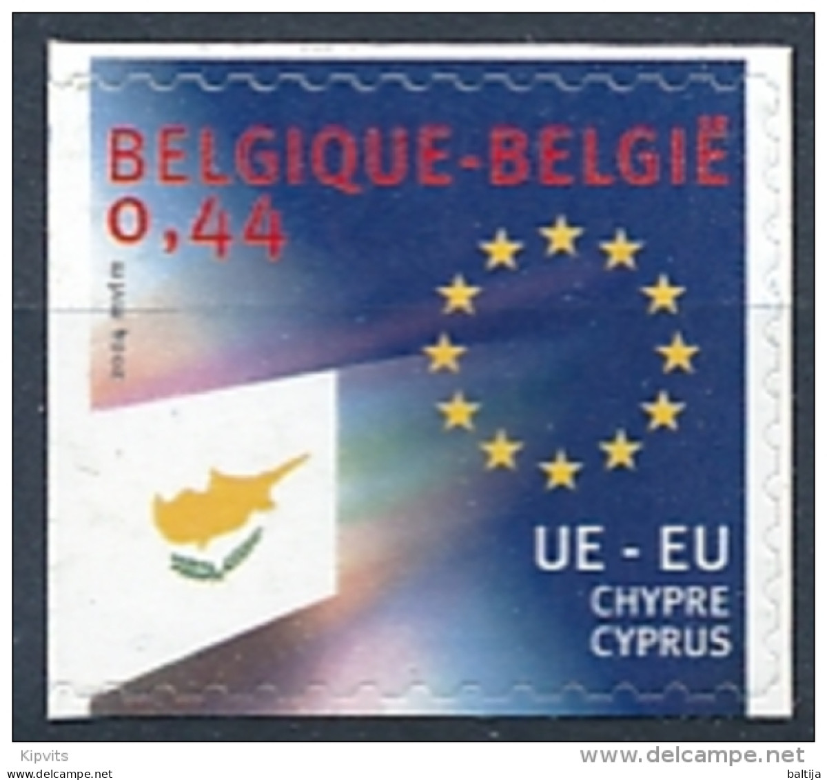 Mi 3342 ** MNH / 2004 Accession To The EU UE, Cyprus, Flag - Neufs