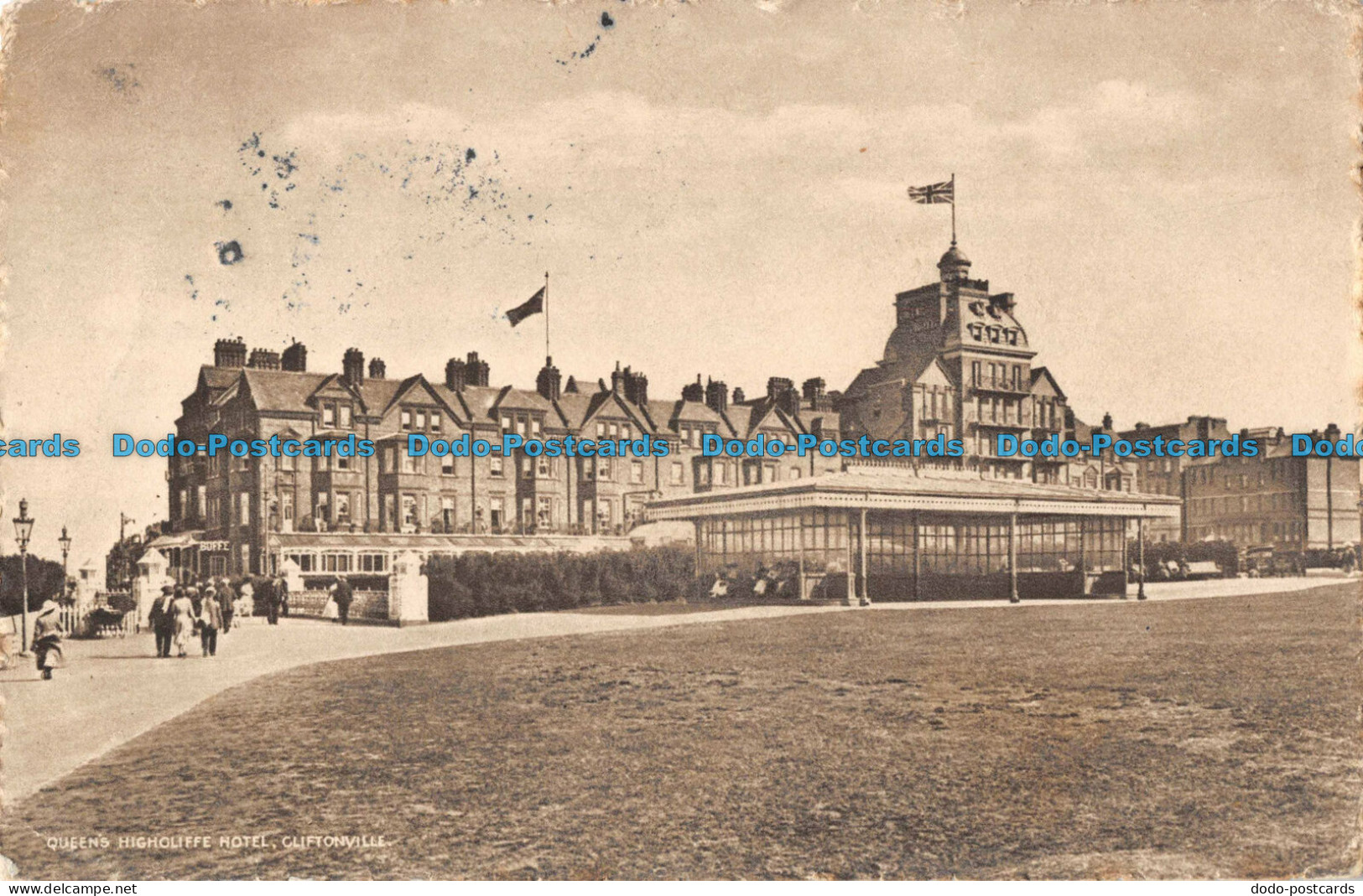 R096736 Queens Highcliffe Hotel. Cliftonville. 1920 - World