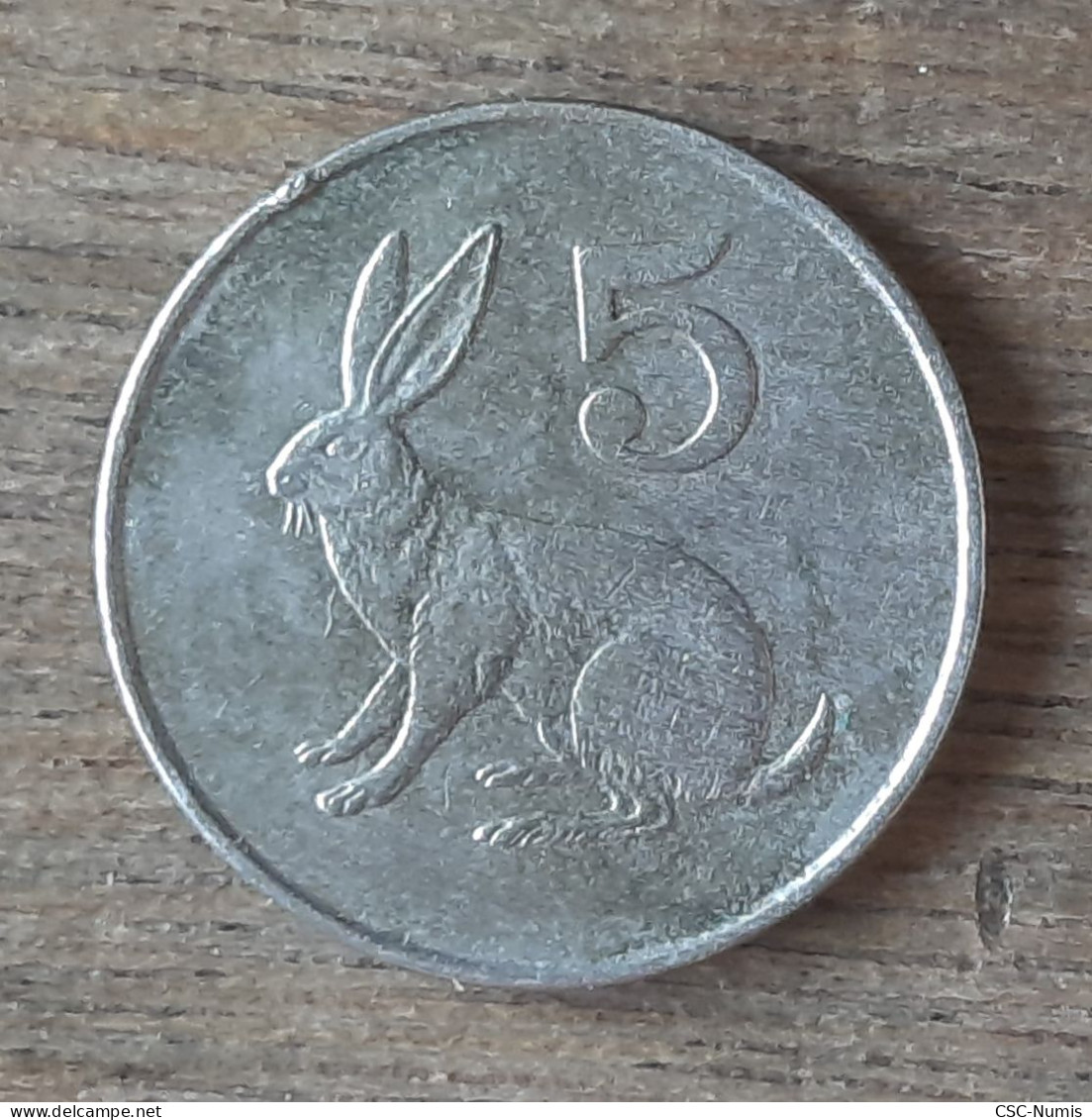 (LP#004) - Zimbabwe - 5 Cents 1980 - Zimbabwe