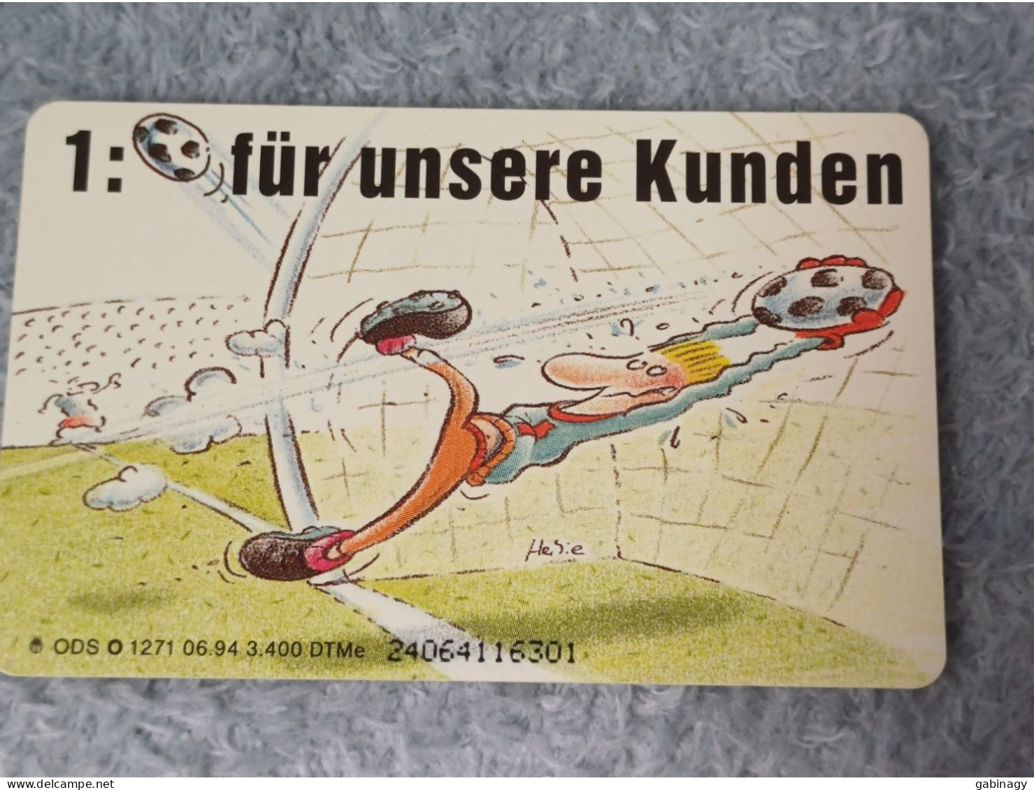 GERMANY-1129 - O 1271 - Thyssen (Nr.2) - 1:0 Für Unsere Kunden (Torwart-Parade) - 3.400ex. - O-Series: Kundenserie Vom Sammlerservice Ausgeschlossen