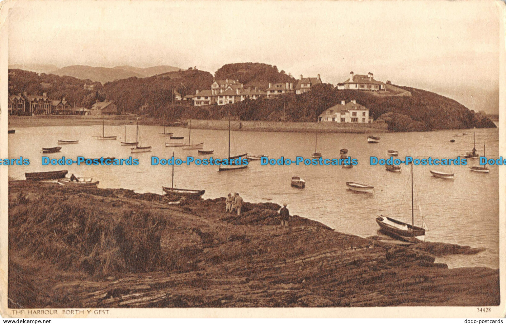 R097319 The Harbour. Borth Y Gest - World