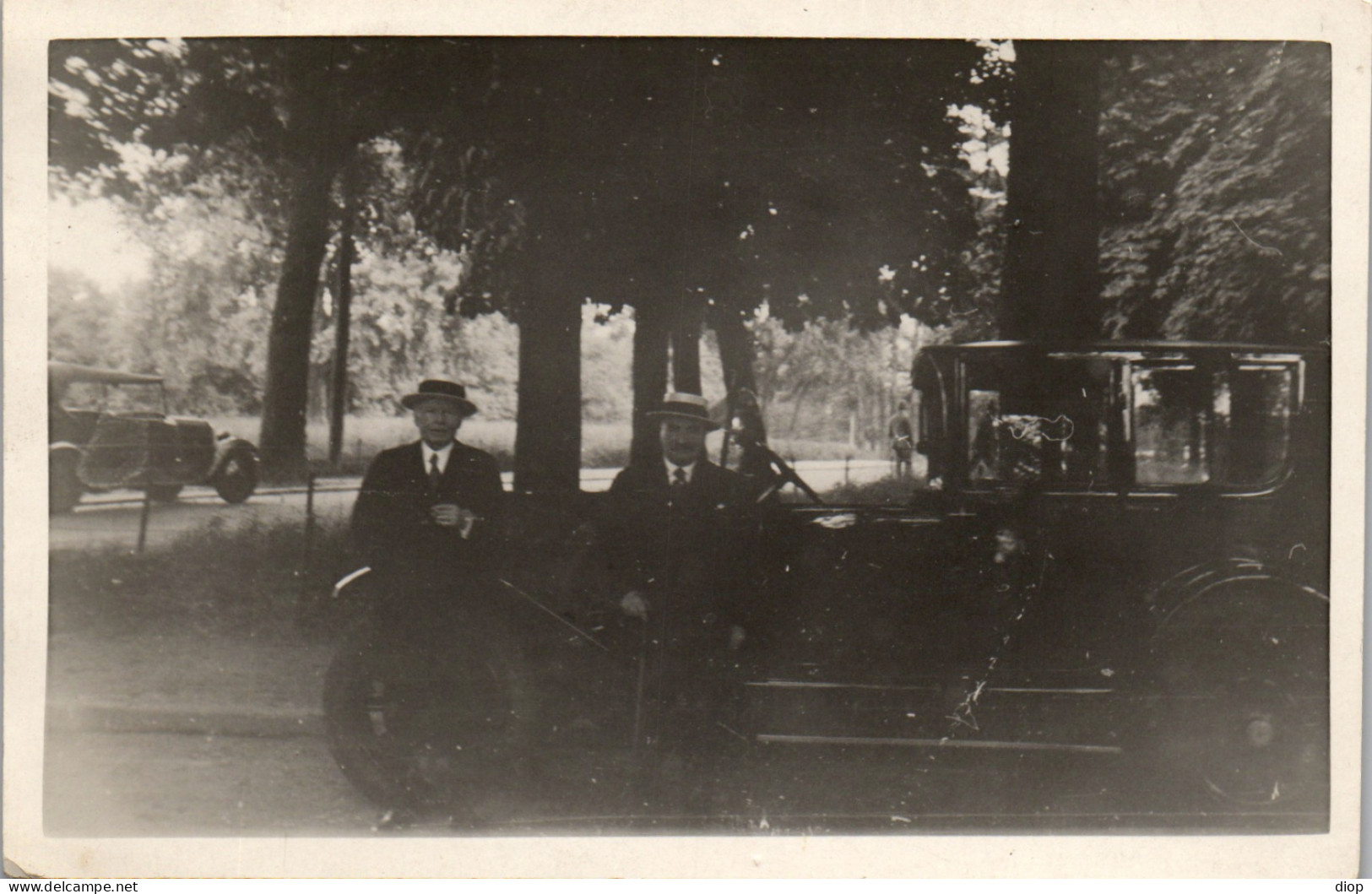 Photographie Photo Vintage Snapshot Amateur Automobile Voiture Auto Taxi ? - Automobile