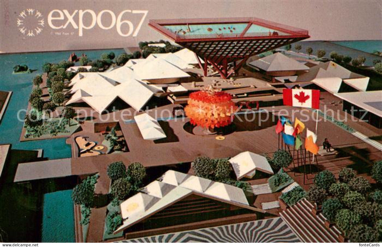 73781866 Montreal Quebec Expo 67 Pavillon Du Canada Illustration Montreal Quebec - Unclassified