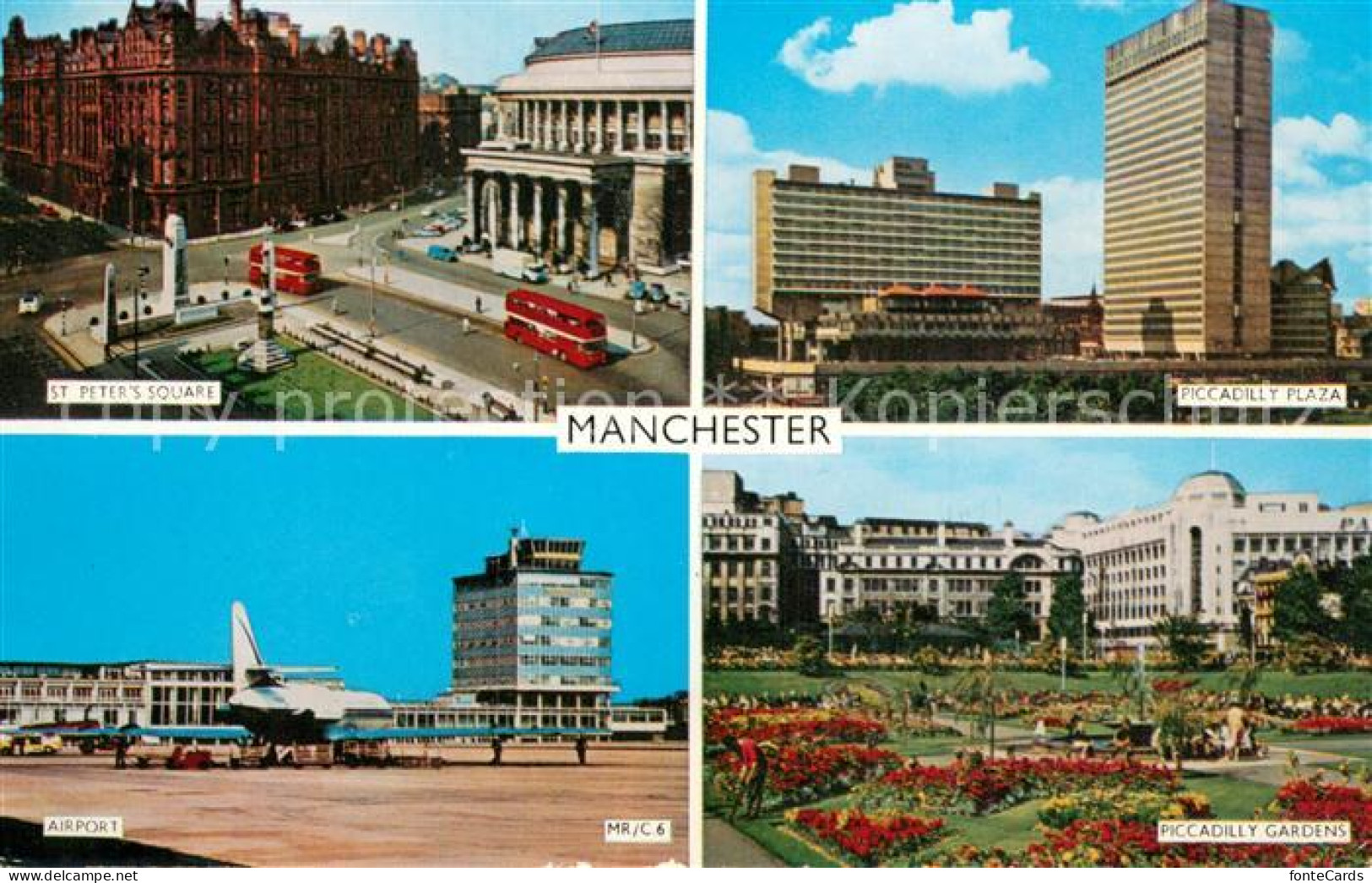 73781858 Manchester  UK St. Peters Square Piccadilly Plaza Skyscraper Airport Pi - Andere & Zonder Classificatie