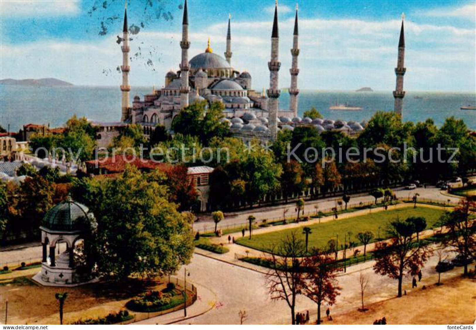 73770085 Istanbul Constantinopel TK Blaue Moschee Und Kaiser Wilhelm II  - Turkey