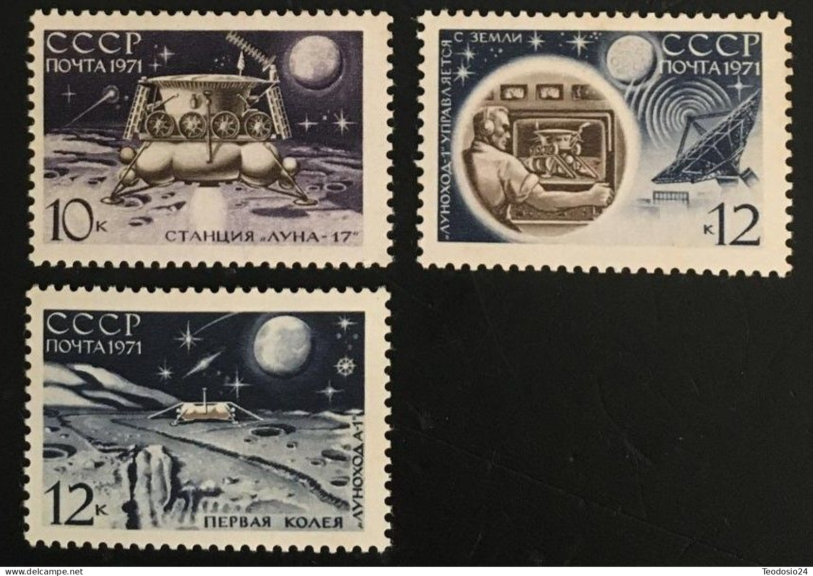 Rusia 1971 Yvert 3704/06 ** - Unused Stamps