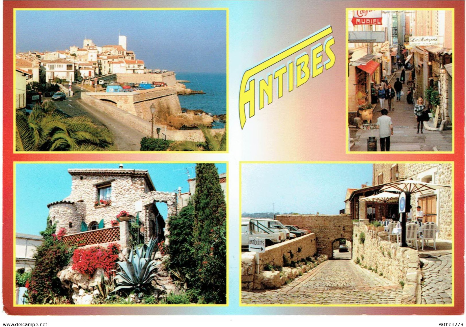 CPM FRANCE 06 ALPES-MARITIMES ANTIBES - Multivues - Sonstige & Ohne Zuordnung