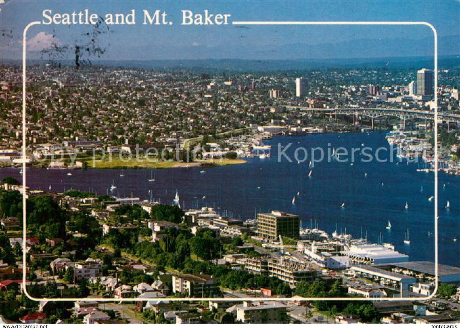 73746351 Seattle Fliegeraufnahme Mit Mt Baker - Altri & Non Classificati