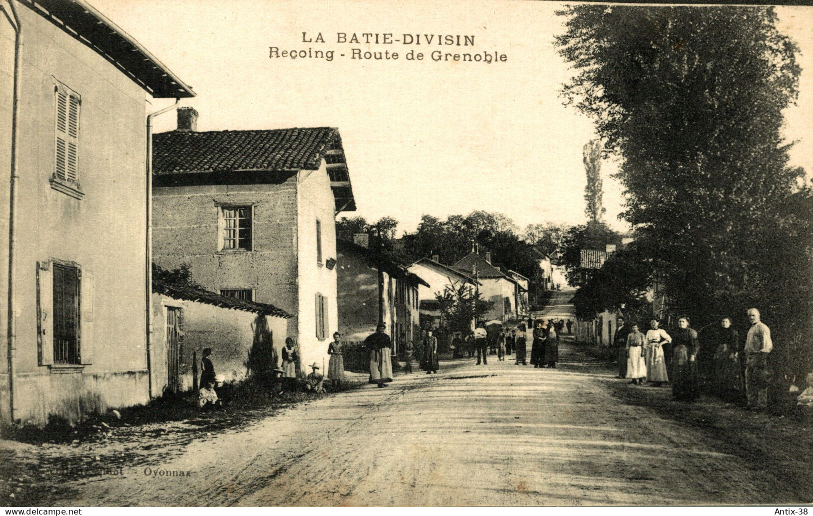 N81 - 38 - LA BATIE-DIVISIN - Isère - Recoing - Route De Grenoble - Allemont