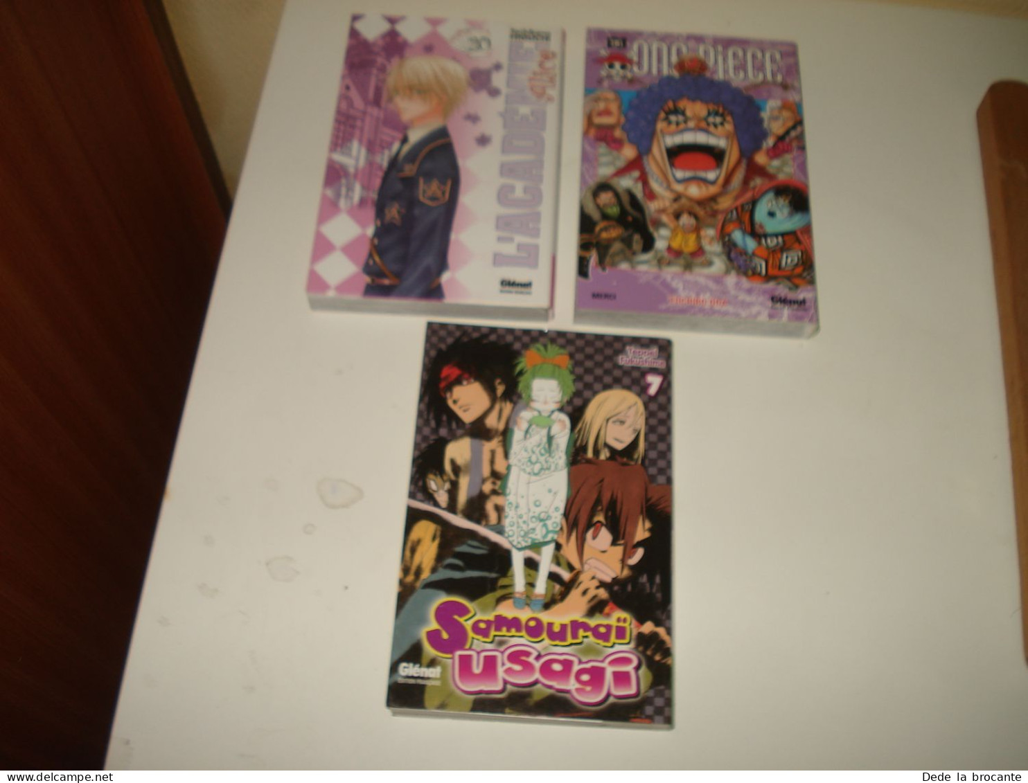 C56 (2) / Lot 3 Manga NEUF -  L'Académie Alice + One Piece + Samouraï Usagi - Manga [franse Uitgave]