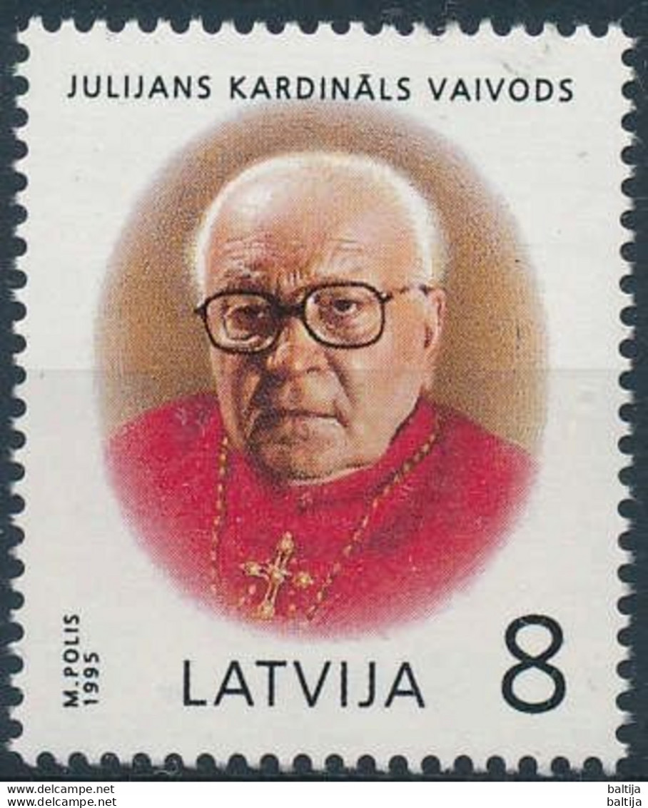 Mi 406 ** MNH / Cardinal Julijan Vaivods 100th Birthday / Roman Catholic Clergy - Lettonie