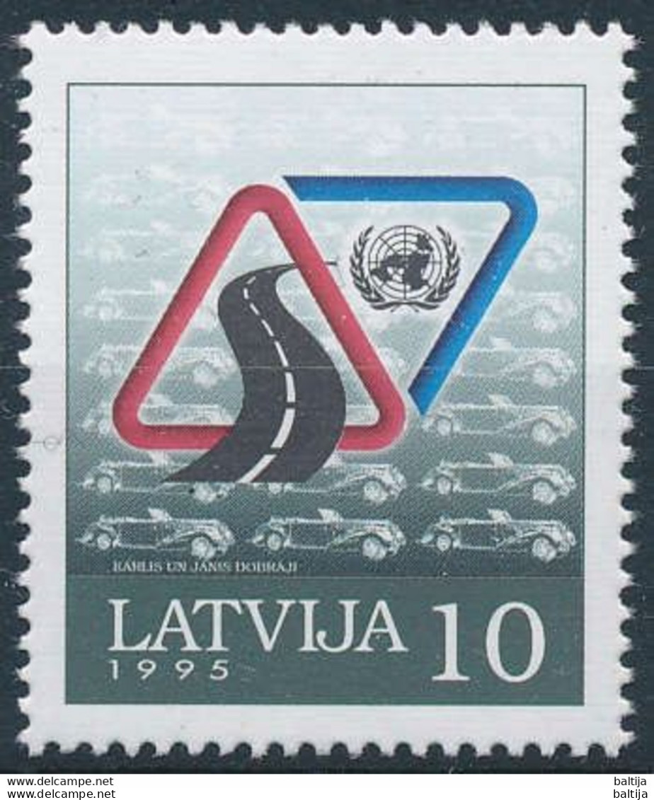 Mi 393 ** MNH / UN United Nations Year Of Traffic Safety - Letonia