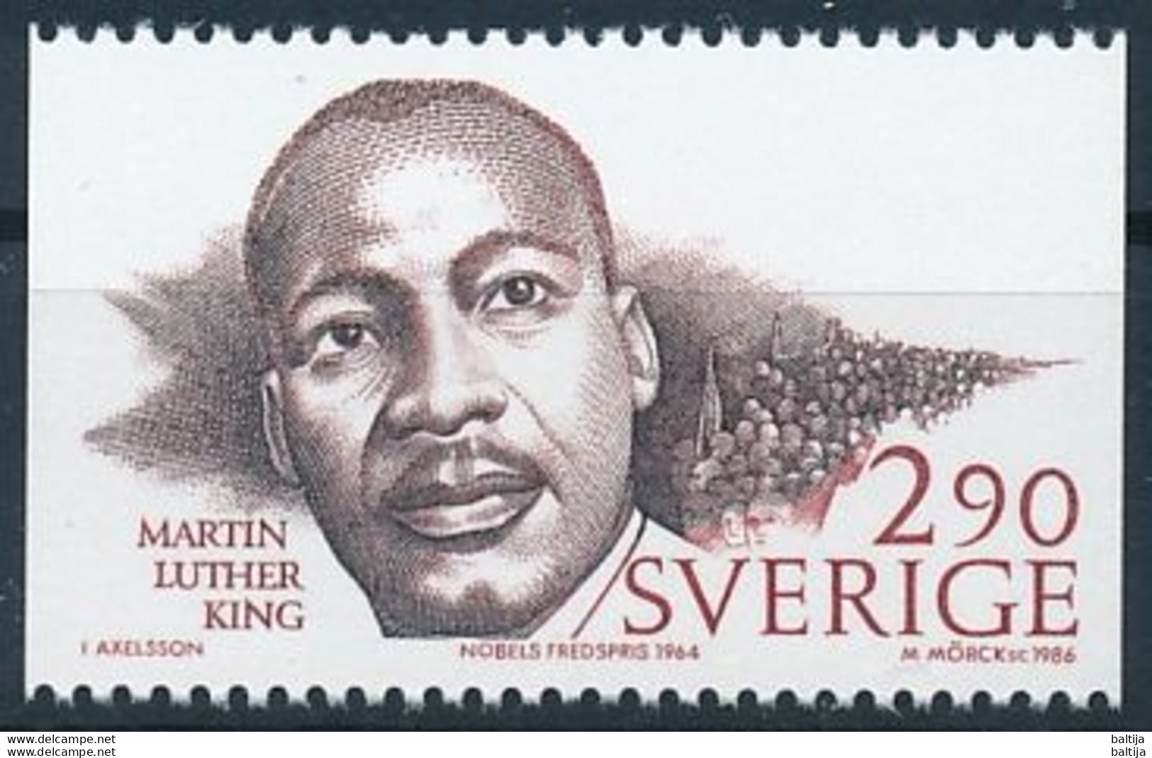 Mi 1416 MNH ** / Civil Rights, Activist, Martin Luther King, Nobel Peace Prize Laureate 1964 - Americana - Ungebraucht