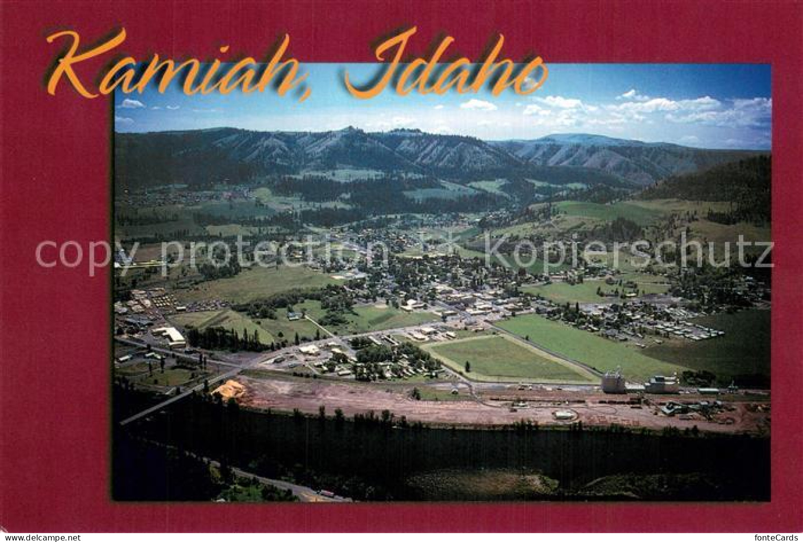 73745523 Kamiah_Idaho Fliegeraufnahme Panorama - Other & Unclassified