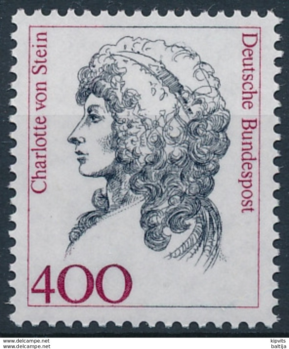 Mi 1582 MNH ** / Lady-in-waiting Muse Charlotte Von Stein, Schiller, Goethe / Notable Women Woman - Ongebruikt