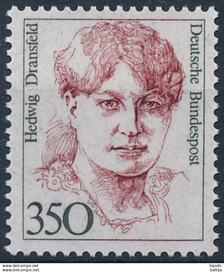 Mi 1393 MNH ** / Catholic Feminist Writer Politician Hedwig Dransfeld / Notable Women Woman - Ongebruikt