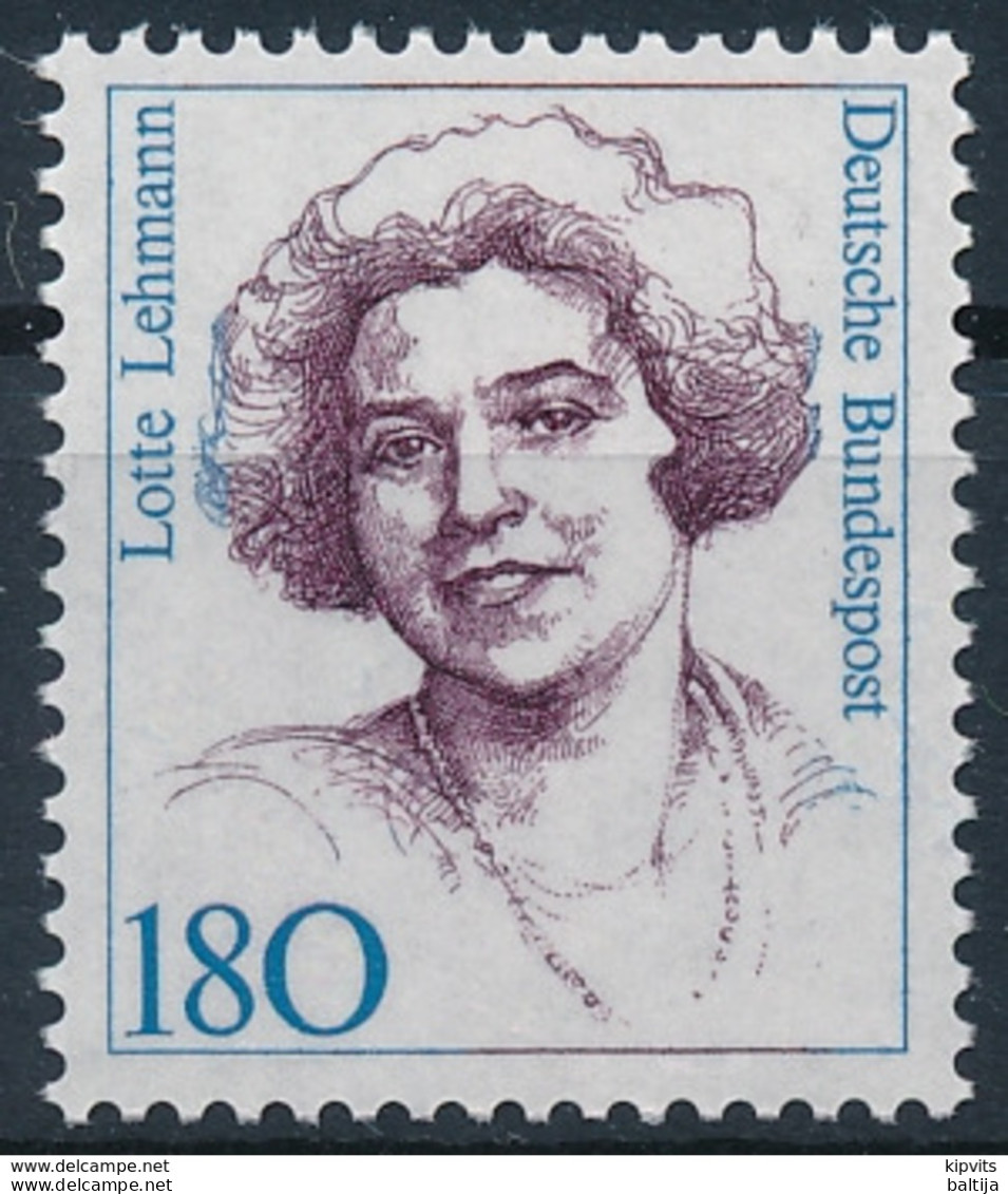 Mi 1427 MNH ** / Opera Soprano Singer Lotte Lehmann / Notable Women Woman - Ungebraucht