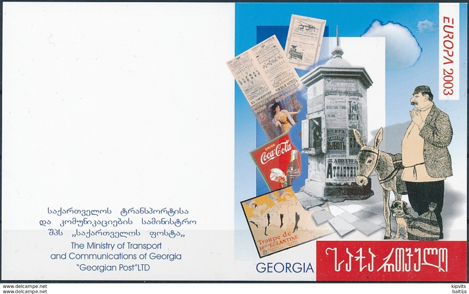 Mi 420-21 D MNH ** Booklet / CEPT Europa - Poster Art - Georgien