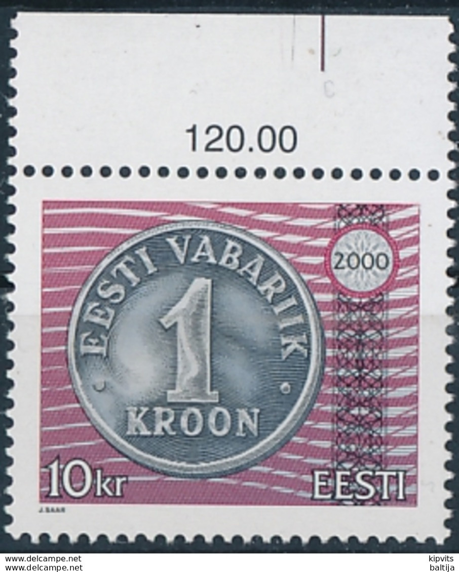 Mi 368 MNH ** Monetary Reform 8th Anniversary Money Coin - Estonie Estland Estonie Eesti - Estonie