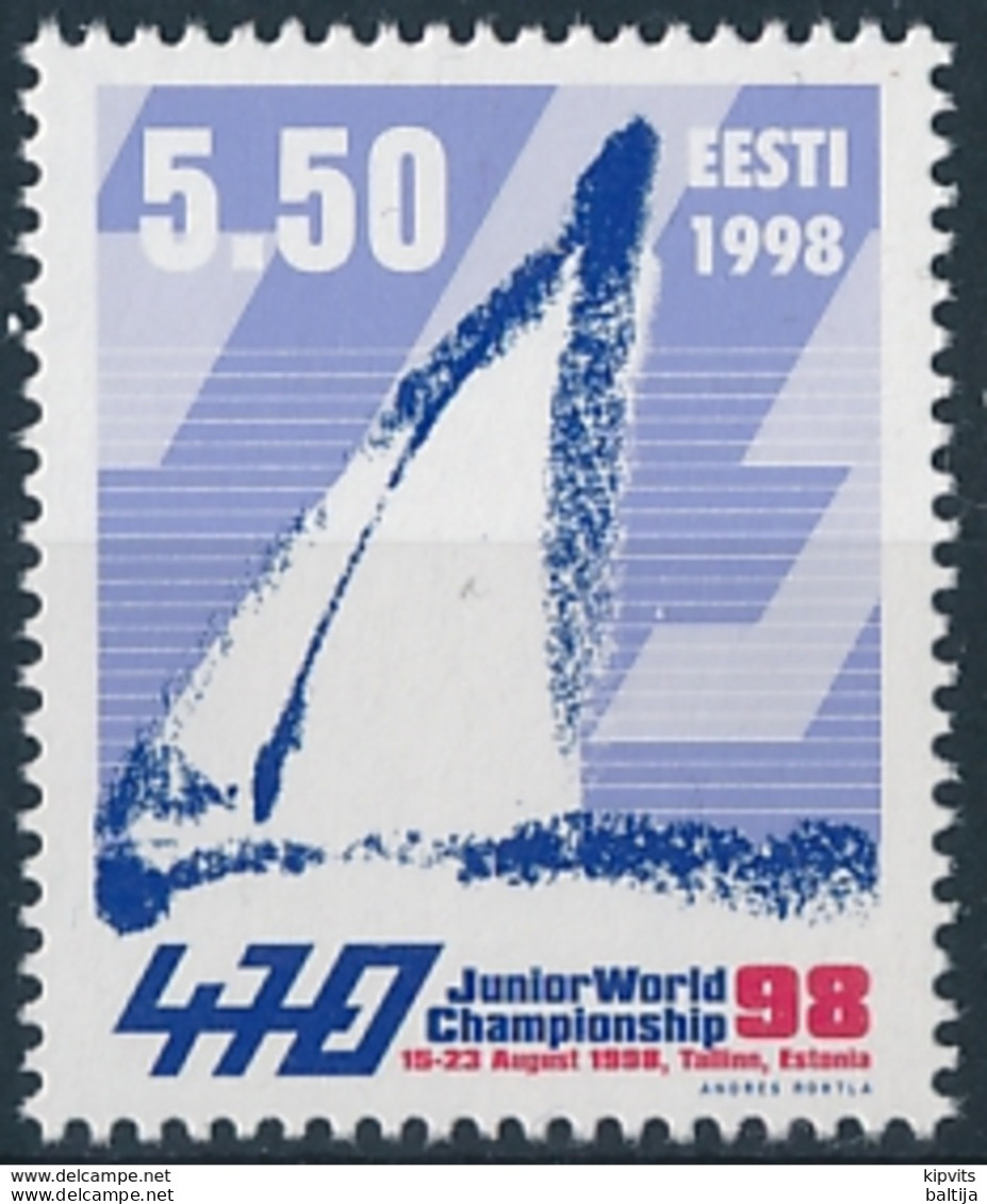 Mi 329 MNH ** 470 Class Junior World Championships Dinghy Ship - Estonia Estland Estonie Eesti - Estonie